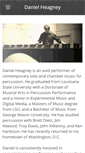 Mobile Screenshot of danielheagney.com